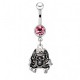 Piercing nombril gothique 45 - Femme pirate