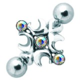 Piercing nombril inversé 05 - Deluxe gems auroras