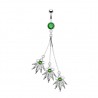 Piercing nombril cannabis 21 - Trois feuilles pendantes