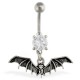 Piercing nombril gothique 56 - Chauves-souris