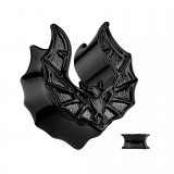 Plug plaqué-titane noir chauves-souris (AC168)