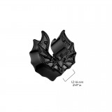 Plug plaqué-titane noir chauves-souris (AC168)
