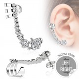 Bijou tour d'oreille 18 - Pommes avec strass
