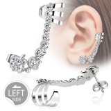 Bijou tour d'oreille 18 - Pommes avec strass