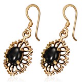 Boucles en bronze 08 - Onyx royale