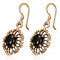 Boucles en bronze 08 - Onyx royale