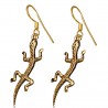 Boucles d'oreilles en bronze 16 - Salamandre