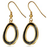 Crochets en acier 09 - Gold ip cercles fond noir