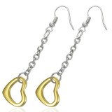 Crochets en acier 20 - Gold ip coeur