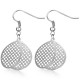 Boucles d'oreilles crochets en acier 21 - Deux ovales