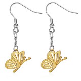 Crochets en acier 25 - Gold ip papillon