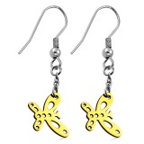 Crochets en acier 29 - Gold ip papillon