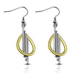 Crochets en acier 110 - Cylindres ovale jaune
