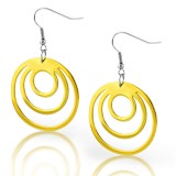 Crochets en acier 40 - Trois cercles gold-ip