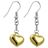 Crochets en acier 42 - Coeur jaune