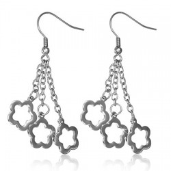Crochets en acier 85 - Trois fleurs