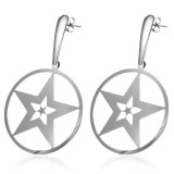 Clous pendants 02 - étoile dans cercle
