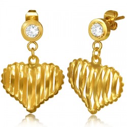 Clous pendants 56 - Gold iP coeur