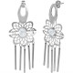 Boucles d'oreilles clous pendants 15 - Attrape rêve