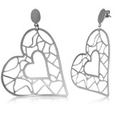 Clous pendants 21 - Coeur creux