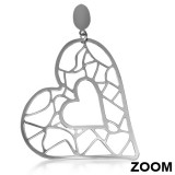 Clous pendants 21 - Coeur creux