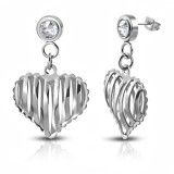 Clous pendants 23 - Coeur strié