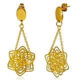 Clous pendants 26 - Gold ip rosas