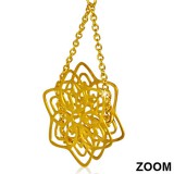 Clous pendants 26 - Gold ip rosas