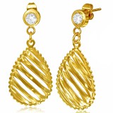 Clous pendants 39 - Deux gouttes gold iP