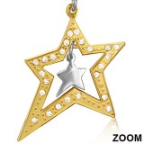 Clous pendants 40 - Deux étoiles