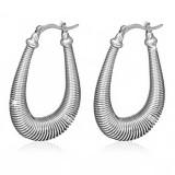 Boucles d'oreille créoles 10 - Fil d'acier en longueur