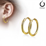 Boucles créoles 75 - Gold-ip B