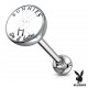 Piercing langue logo 46 - Playboy bunnies
