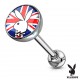 Piercing langue logo 51 - Playboy drapeau Anglais