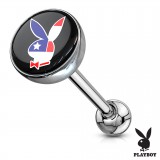 Piercing langue logo 52 - Playboy Américain