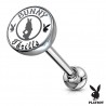 Piercing langue logo 60 - Playboy bunny thrills
