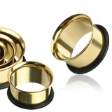 Tunnel courbe o-ring acier gold-ip jaune (AC16)