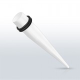 Ecarteur acrylique pointe unicolore blanc (ACRY12)