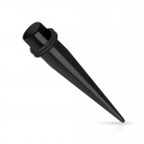 Ecarteur acrylique pointe unicolore noir (ACRY12)