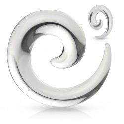 Spirale acrylique unicolore transparente (ACRY44)