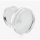 Plug acrylique courbe unicolore transparent (ACRY10)