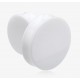Plug acrylique courbe unicolore blanc (ACRY10)