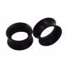 Tunnel silicone flexible courbe noir (ACRY11)