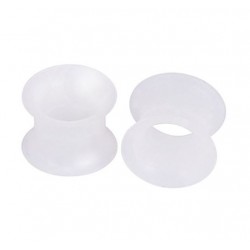 Tunnel silicone flexible courbe blanc (ACRY11)