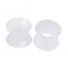 Tunnel silicone flexible courbe blanc (ACRY11)