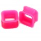 Tunnel carré silicone rose (ACRY21)