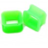 Tunnel carré silicone vert-pomme (ACRY21)