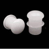 Plug o-ring en quartz blanc