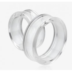 Tunnel courbe acrylique unicolore transparent (ACRY09)
