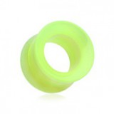 Tunnel acrylique simple courbe fluorescent vert-pomme (ACRY123)